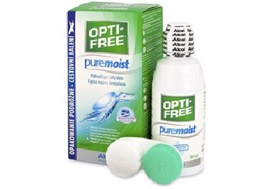 OPTI-FREE PureMoist kontaktlēcu kopšanas šķīdums (90ml)